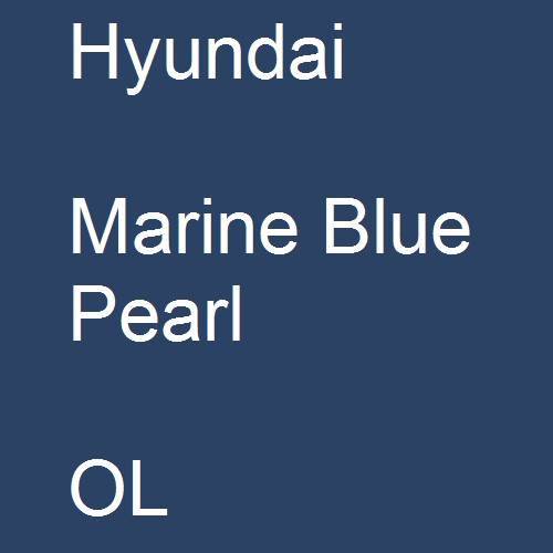 Hyundai, Marine Blue Pearl, OL.